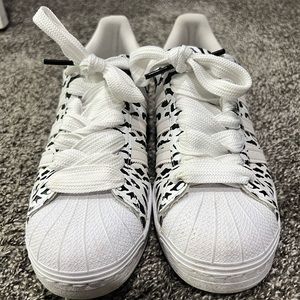 Women’s Adidas superstar cheetah print sneaker